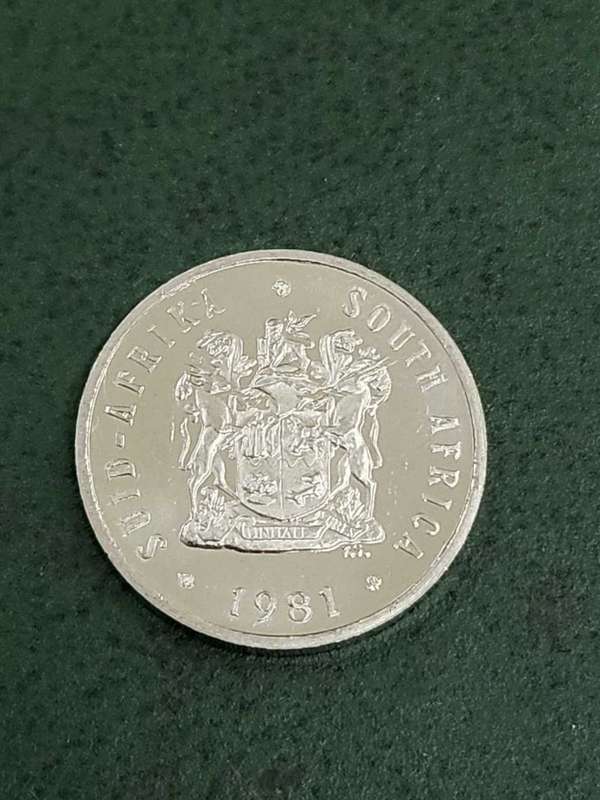 RSA 1981 Proof 5 Cents