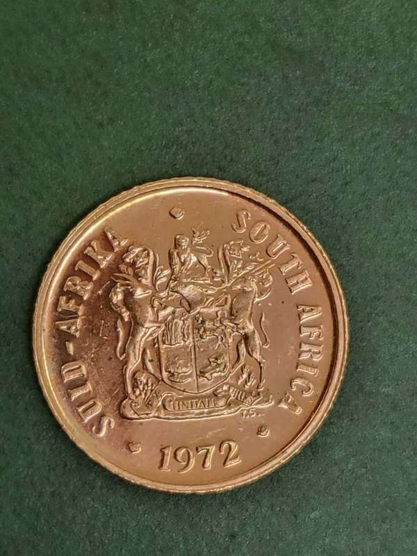 RSA 1972 Proof 1 Cent