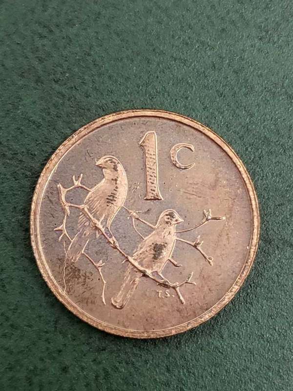 RSA 1972 Proof 1 Cent