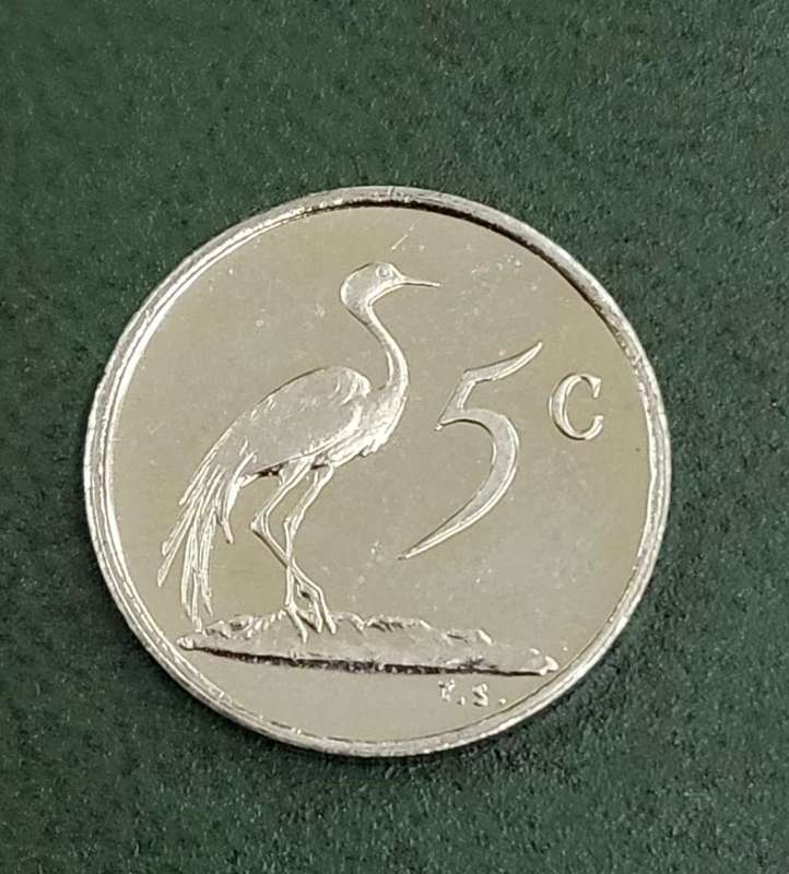 RSA 1979 Proof 5 Cent