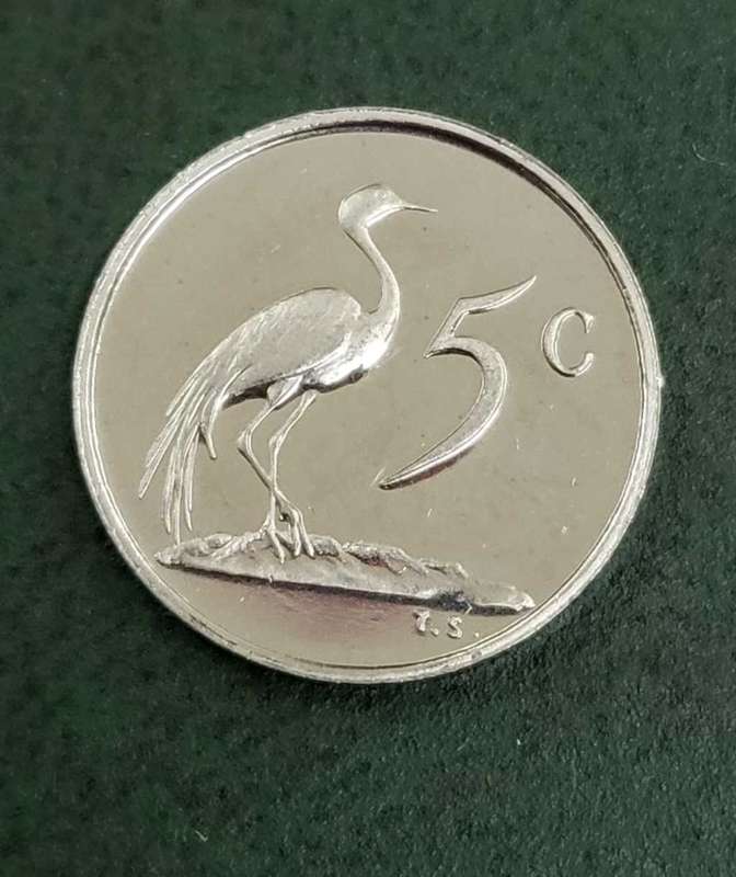 RSA 1978 Proof 5 Cent