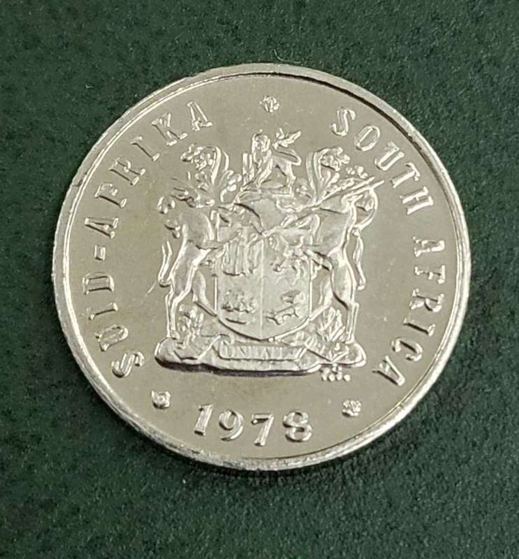 RSA 1978 Proof 5 Cent