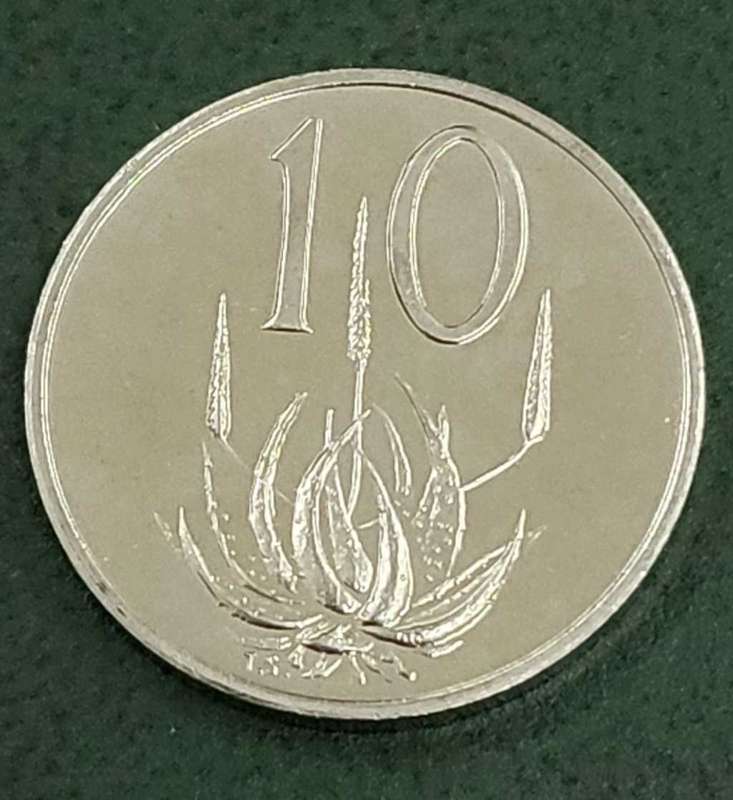 RSA 1974 Proof 10 Cent