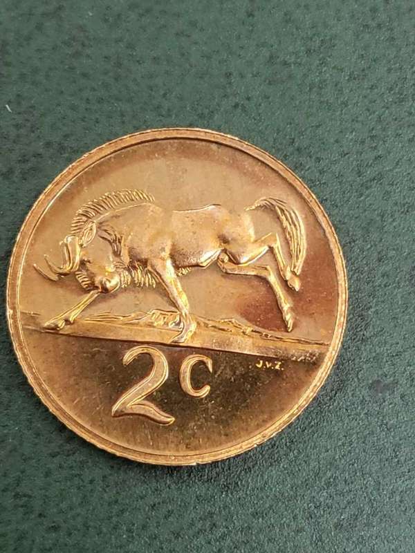 RSA 1976 Proof 2 Cent