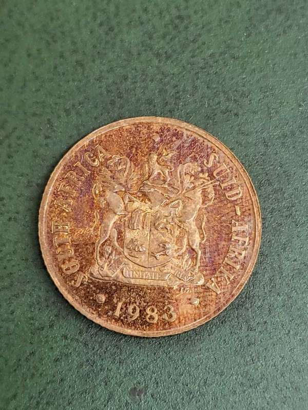 RSA 1983 Proof 2 Cent