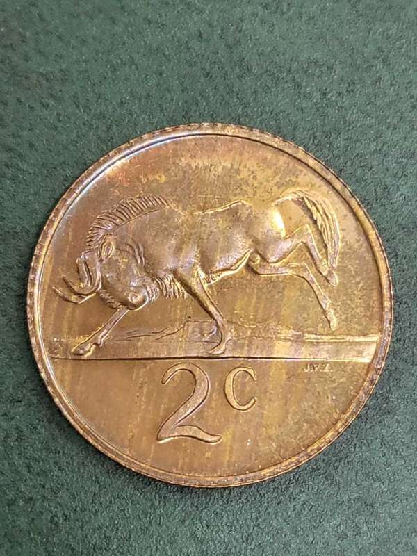 RSA 1977 Proof 2 Cent