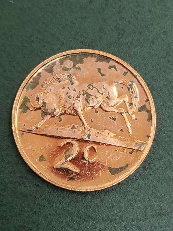 RSA 1970 Proof 2 Cent