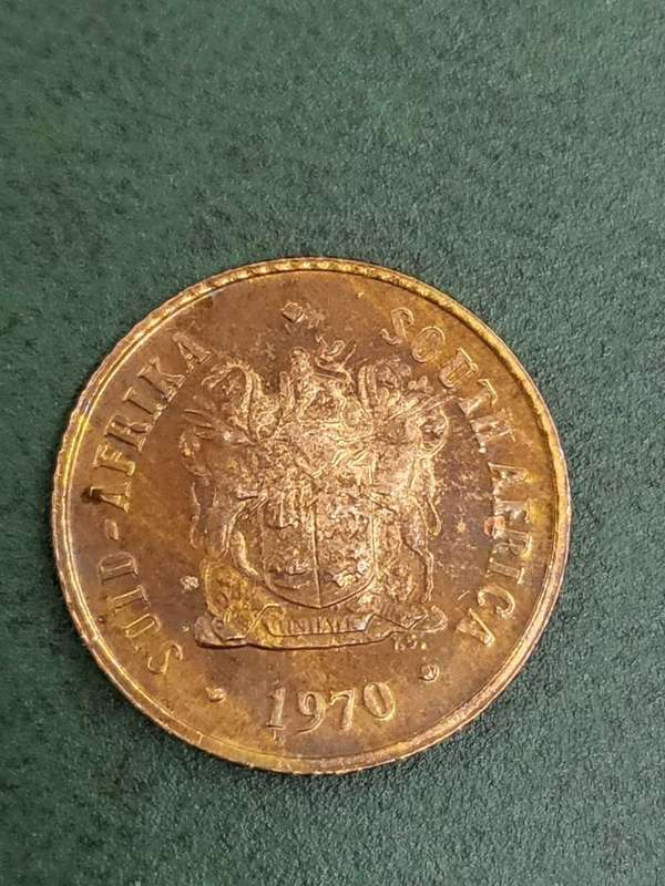 RSA 1970 Proof 1 Cent