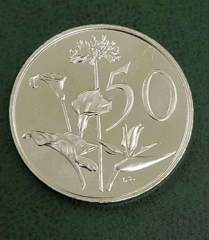 RSA 1971 Proof 50 Cent