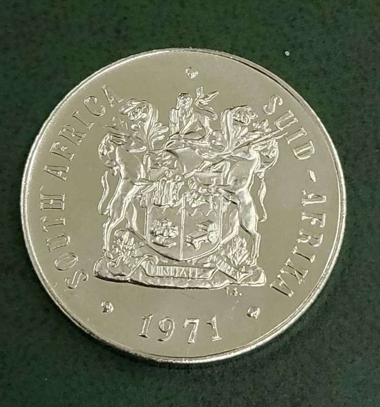 RSA 1971 Proof 50 Cent