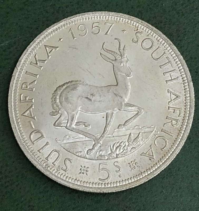 Union 5 Shillings 1957