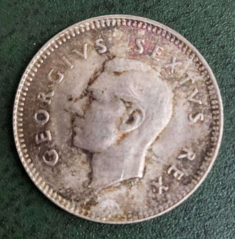 Union Threepence 1950 - aUNC condition