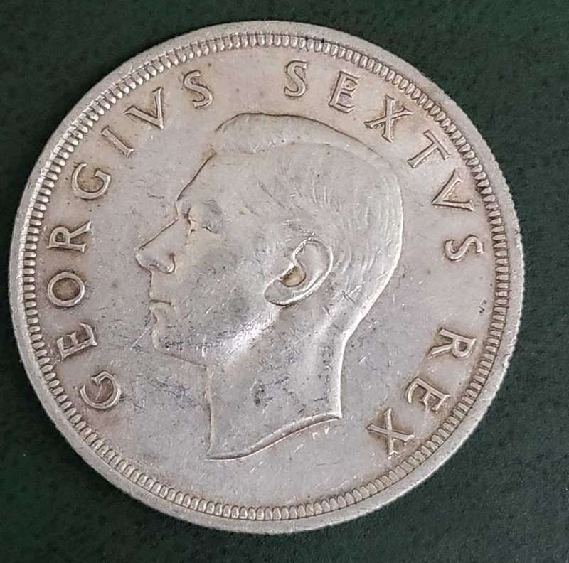 Union 5 Shillings 1950 - Nice condition