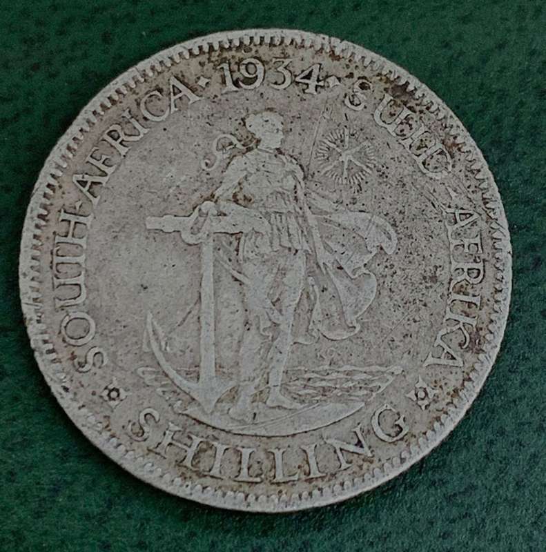 Union 1 Shilling 1934