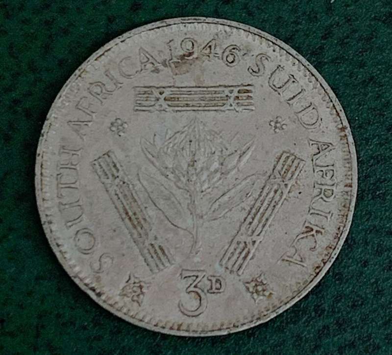 Union Threepence 1946 - Nice condition