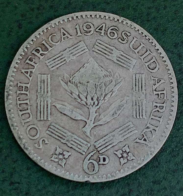 Union Sixpence 1946