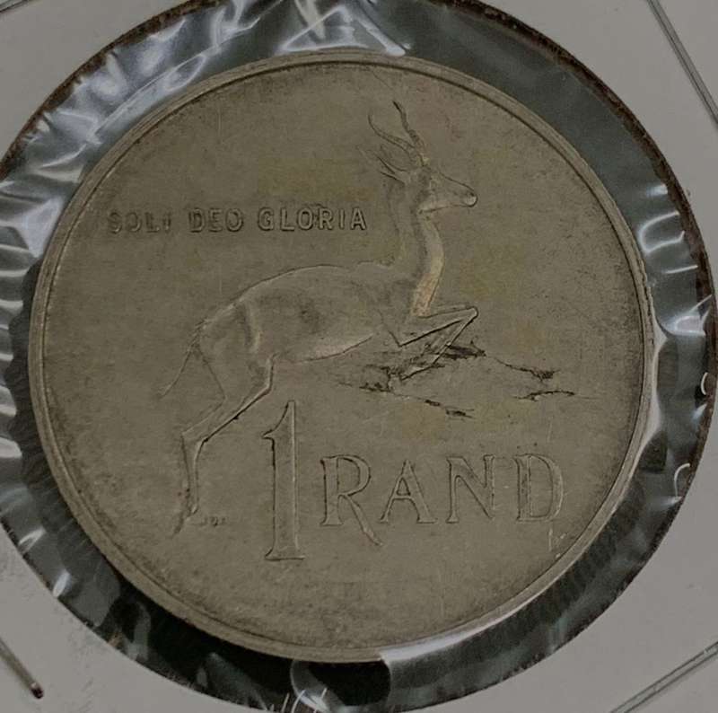 RSA 1 Rand 1967 - Planchet Error