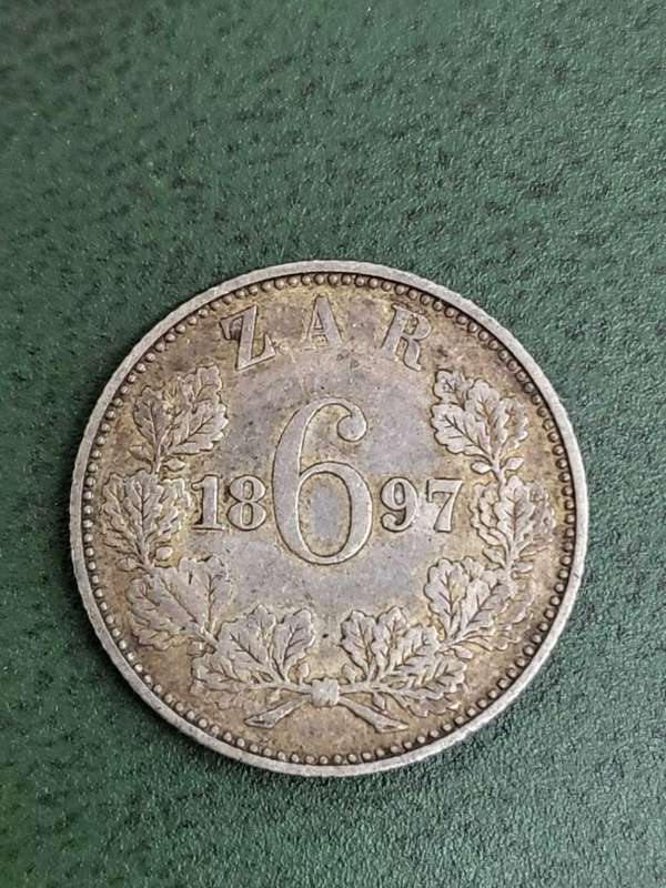 ZAR Sixpence 1897 - Beautiful condition