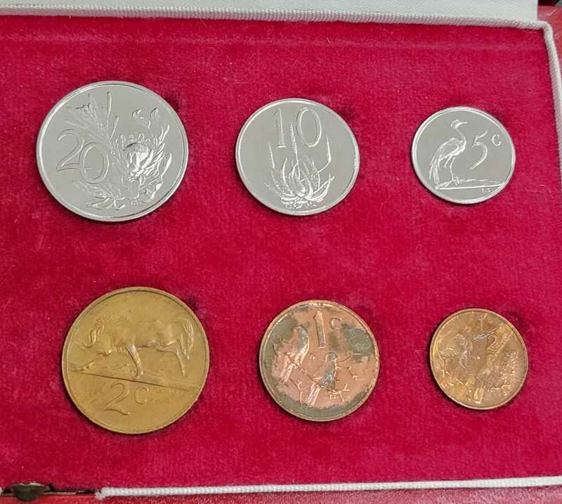 RSA Loose Proof Set 1976-20c,10c,5c,2c,1c,1/2c