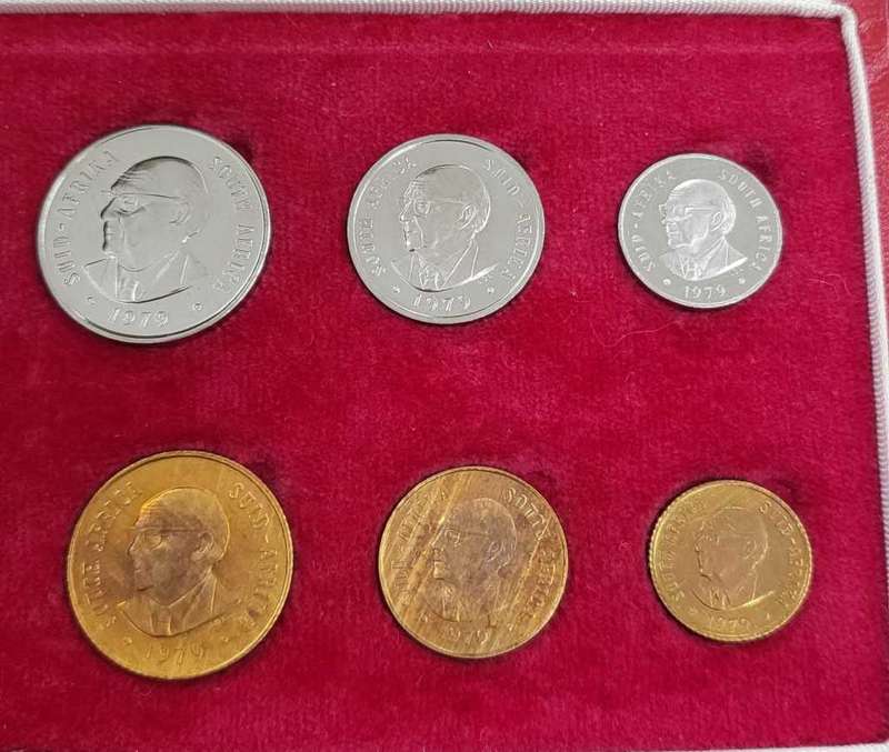 RSA Loose Proof Set 1979-20c,10c,5c,2c,1c,1/2c