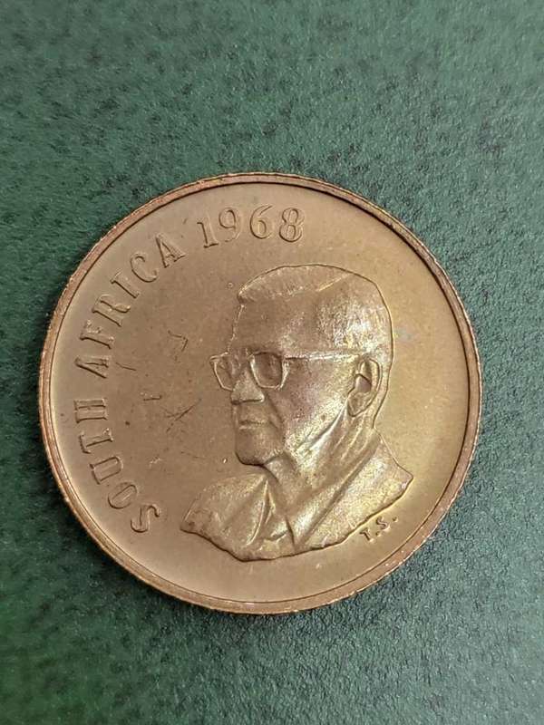 RSA Proof 1 Cent 1968
