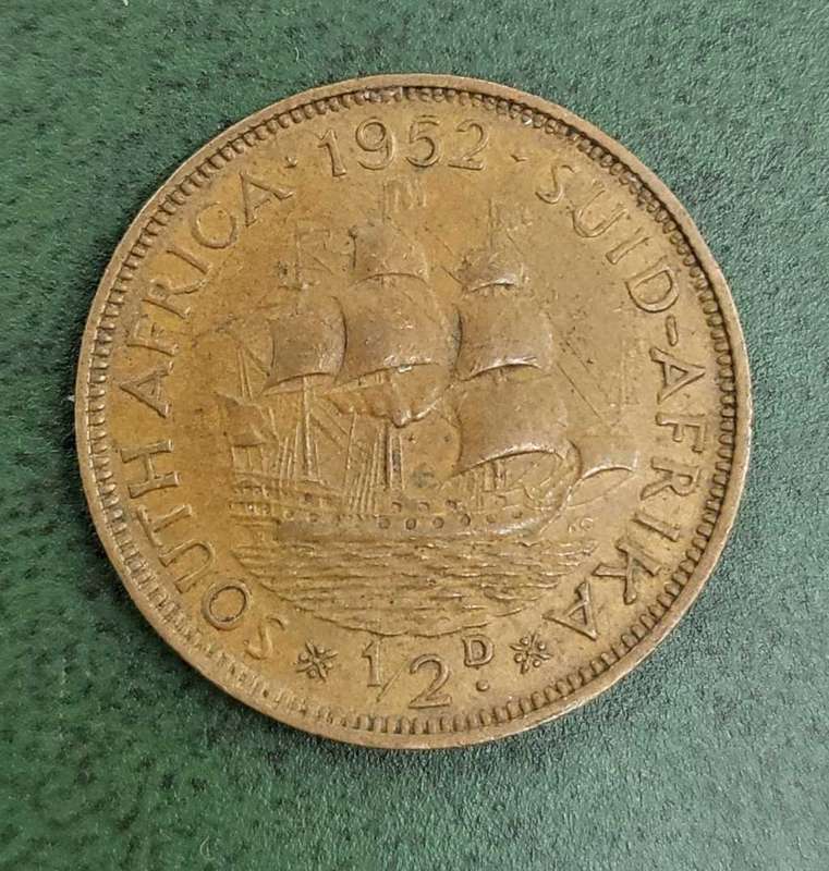 Union 1/2 Penny 1952
