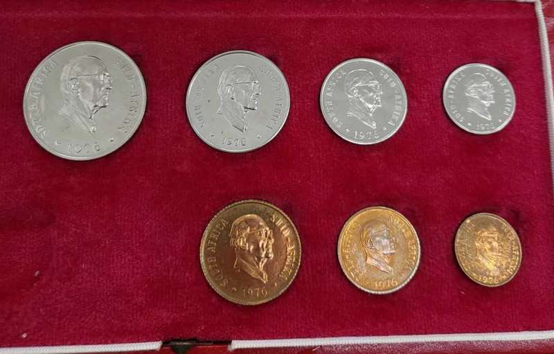 RSA Loose Proof Set 1976-50c,20c,10c,5c,2c,1c,1/2c