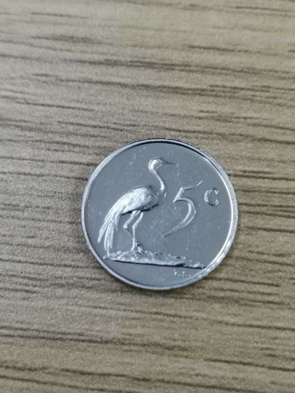 RSA Proof 5 Cent 1976