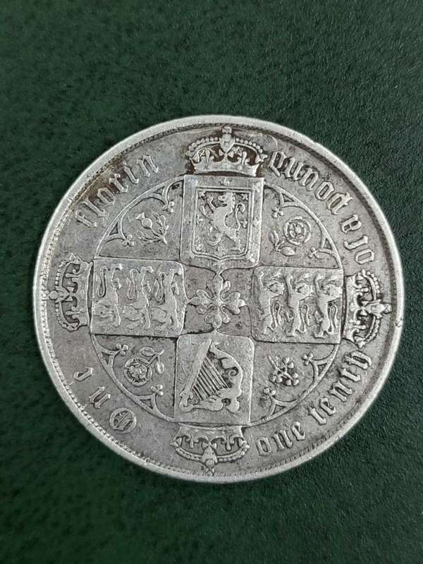 Britain Gothic Florin 1872