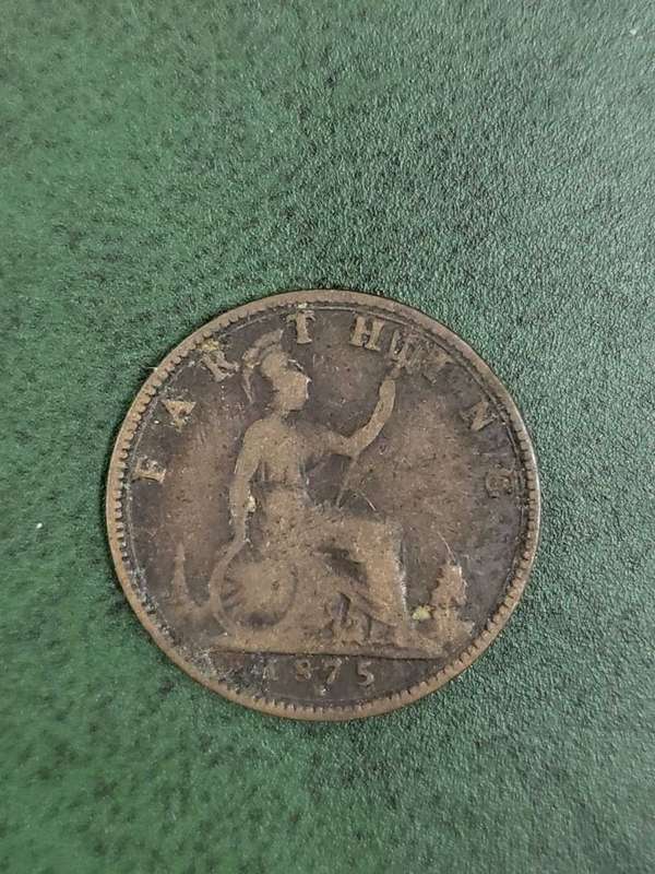 Britain Farthing 1875