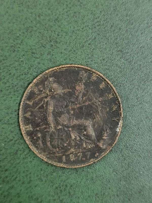 Britain Half Penny 1877