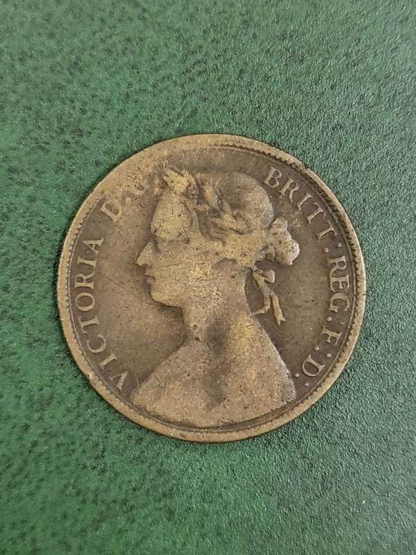 Britain Half Penny 1876