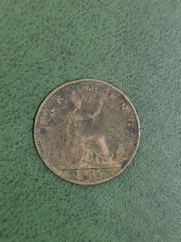 Britain Farthing 1875
