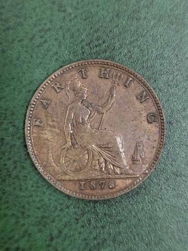 Britain Farthing 1878