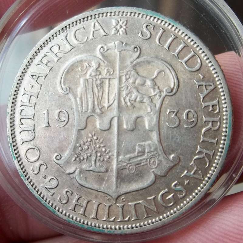 Union 2 Shillings 1939 - Beautiful condition