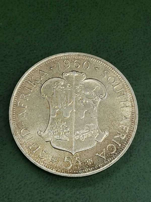Union 5 Shillings 1960 - Proof Like