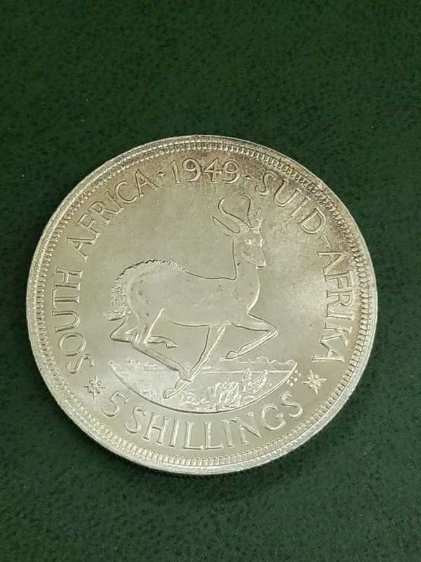 Union 5 Shillings 1949 - Proof like
