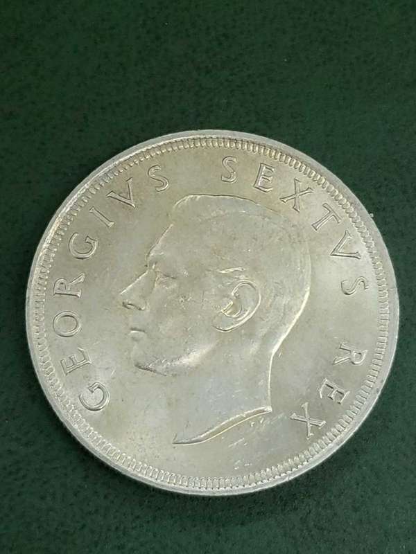 Union 5 Shillings 1951 - UNC condition