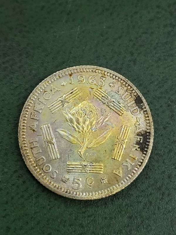 RSA 5 Cent 1963 - Nice Toning