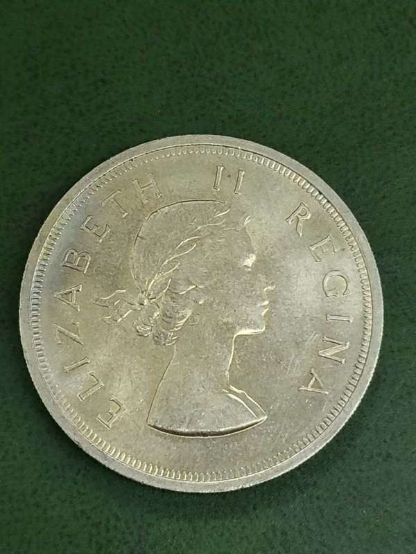 Union 5 Shillings 1958 - Proof like