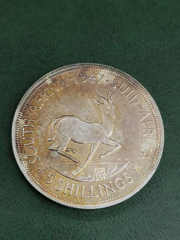 Union 5 Shillings 1947 - PROOF