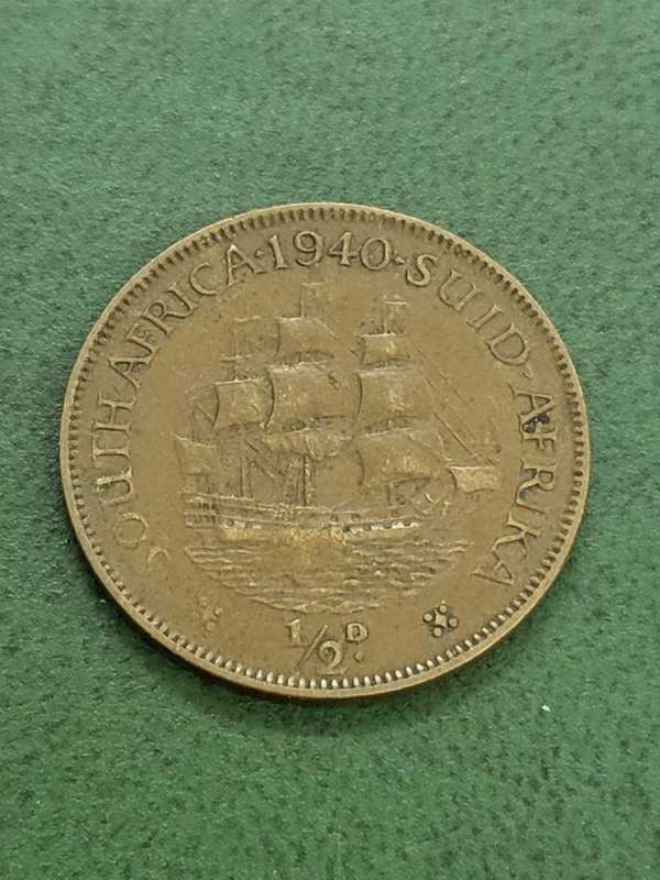 Union 1/2 Penny 1940