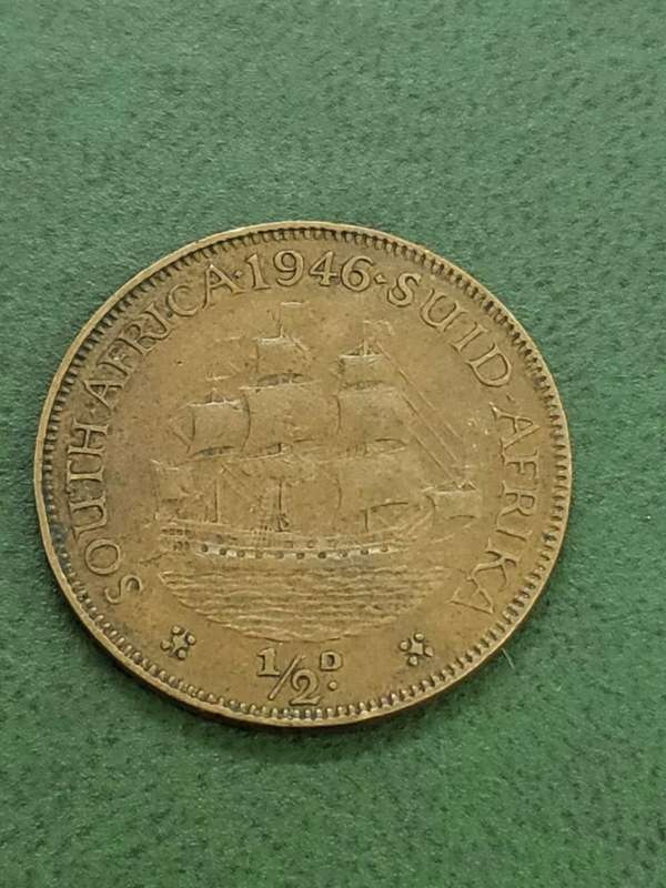 Union 1/2 Penny 1946