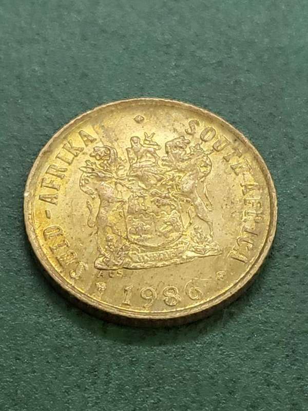 RSA 1 Cent 1986 UNC
