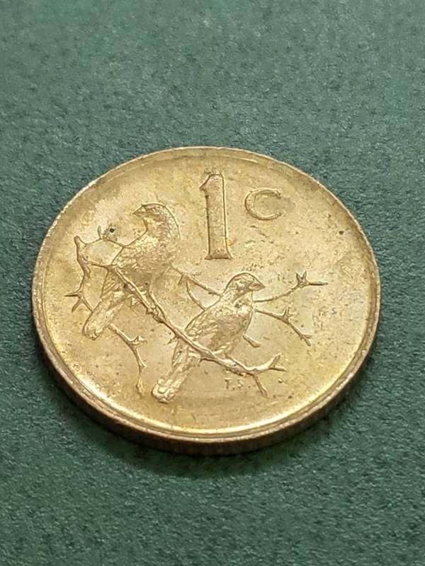 RSA 1 Cent 1986 UNC