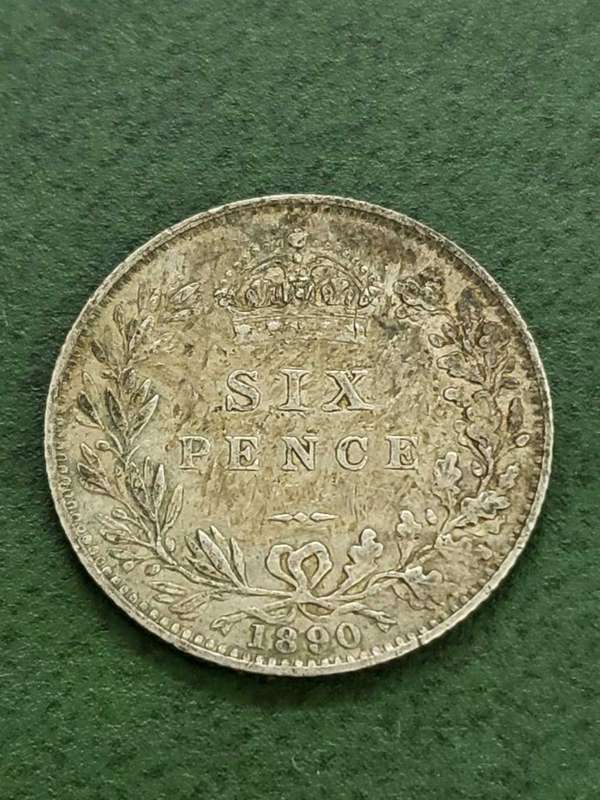 Britain Sixpence 1890 - Beautiful condition