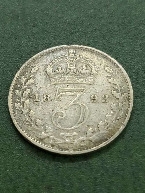 Britain Threepence 1893