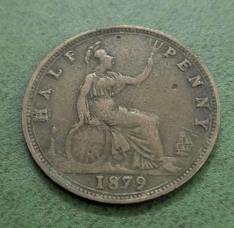 Britain Half Penny 1879