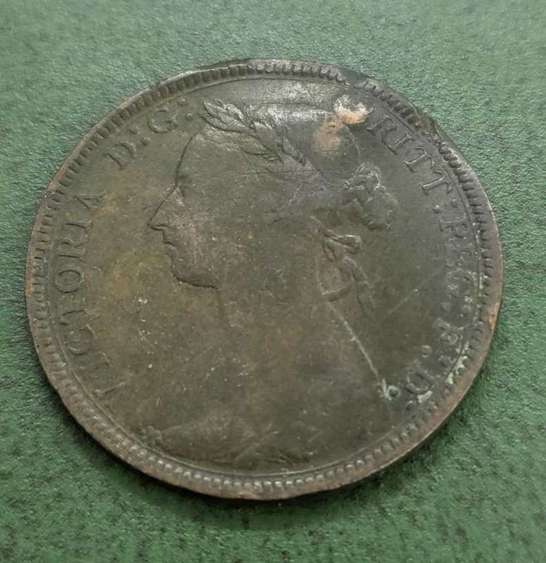 UK 1/2 Penny 1884