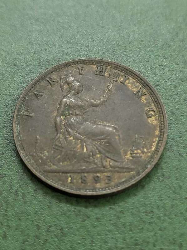 Britain Farthing 1893 - Beautiful condition